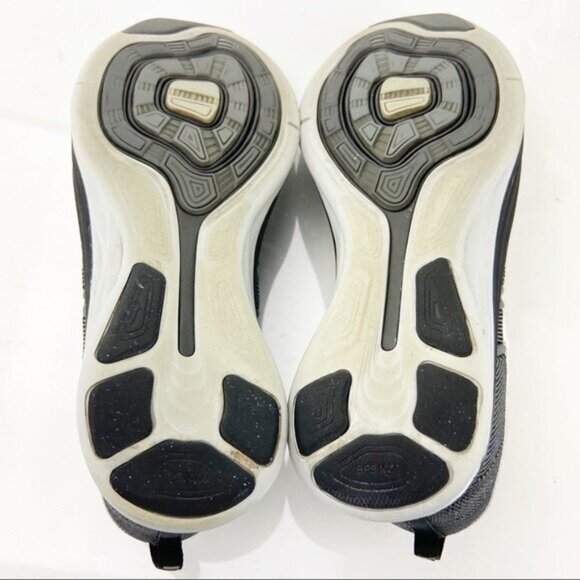 Nike Mens Lunar Flyknit Running Shoes Size 7 Gray Black Knit Low Sneaker Trainer - Picture 7 of 11